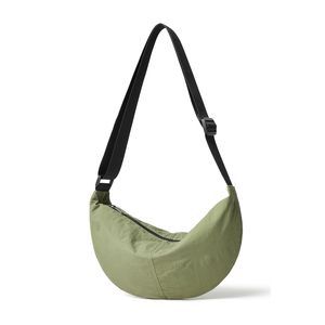 Nylon Crossbody Bag Men Casual Lhtweht Crescent Shoulder Hobo Uwu :<
